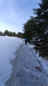 snowy path